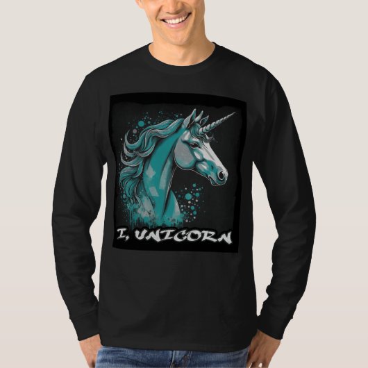Unicorn Design – Long Sleeve T-Shirt (Vorderseite)
