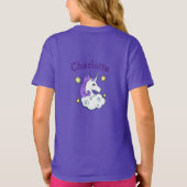 Unicorn Design T - Shirt Tee Shirt (Rückseite)
