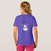Unicorn Design T - Shirt Tee Shirt (Schwarz voll)