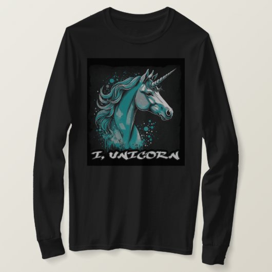 Unicorn Design – Women's Long Sleeve T-Shirt (Design vorne)