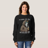 Unicorn Did I Roll My Eyes Out Loud Sarcastic Sweatshirt (Vorne ganz)