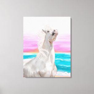 Unicorn-Digital-Öl-Malerei auf Leinwand