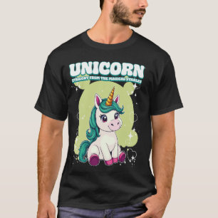 Unicorn direkt von den magischen Stallungen Einhor T-Shirt