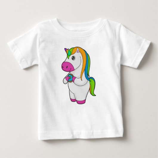 Unicorn Donut Baby T-shirt (Vorderseite)