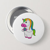 Unicorn Donut Button (Vorne & Hinten)