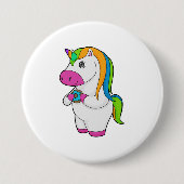 Unicorn Donut Button (Vorderseite)