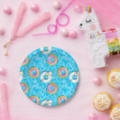 Unicorn & Donut Floaty Pappteller (Party)