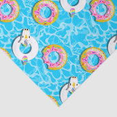 Unicorn & Donut Floaty Seidenpapier (Ausschnitt)