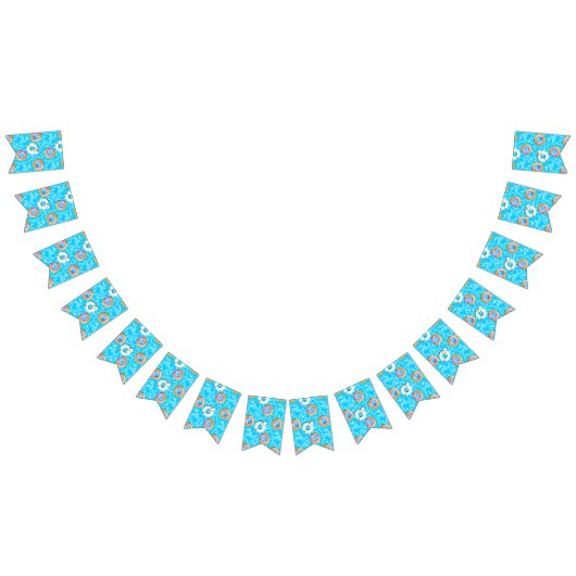 Unicorn & Donut Floaty Wimpelkette (Alle)