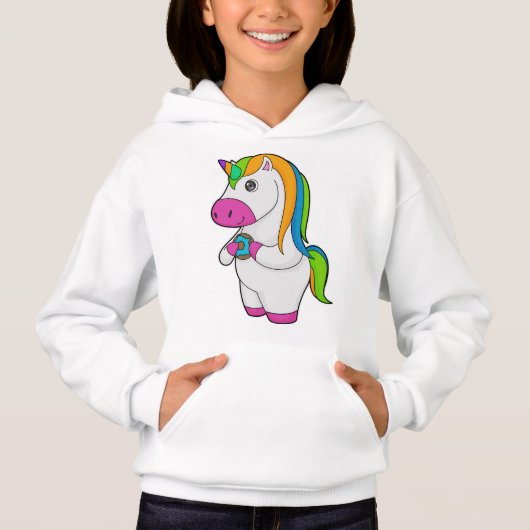 Unicorn Donut Hoodie (Vorderseite)