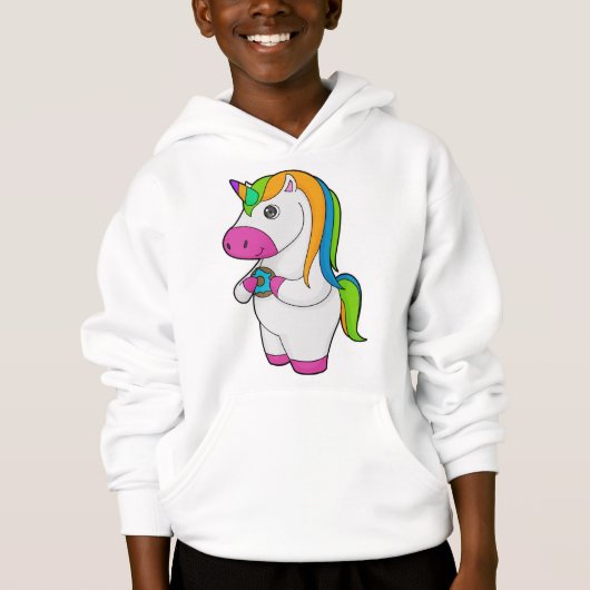 Unicorn Donut Hoodie (Vorderseite)
