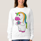 Unicorn Donut Sweatshirt (Vorderseite)