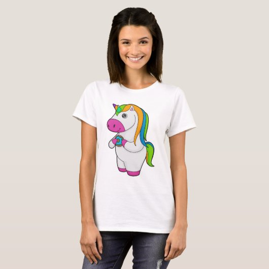 Unicorn Donut T-Shirt (Vorne ganz)