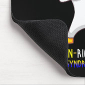 Unicorn Down Right Perfect Down Syndrome Awareness Mousepad (Ecke)