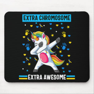 Unicorn-Down-Syndrom Bewusstsein für zusätzliches Mousepad