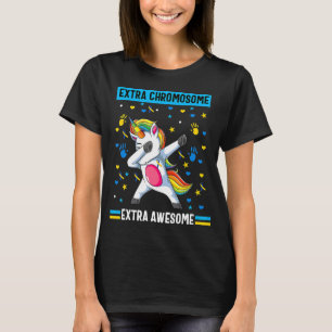 Unicorn-Down-Syndrom Bewusstsein für zusätzliches T-Shirt