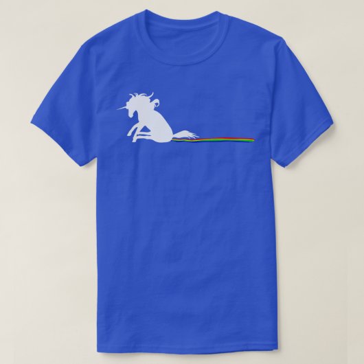 Unicorn Dragging Rainbows Funny Adults Geschenke T-Shirt (Design vorne)