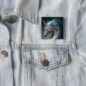 Unicorn Dragon Fantasy Art Button (Beispiel)