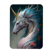 Unicorn Dragon Fantasy Art Magnet (Vertikal)