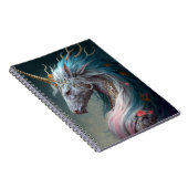 Unicorn Dragon Fantasy Art Notizblock (Rechte Seite)