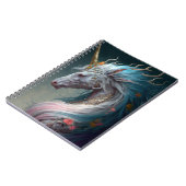 Unicorn Dragon Fantasy Art Notizblock (Linke Seite)