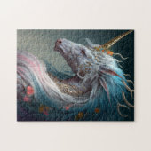 Unicorn Dragon Fantasy Art Puzzle (Horizontal)