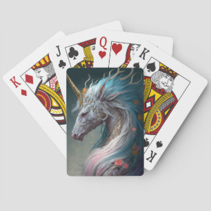 Unicorn Dragon Fantasy Art Spielkarten