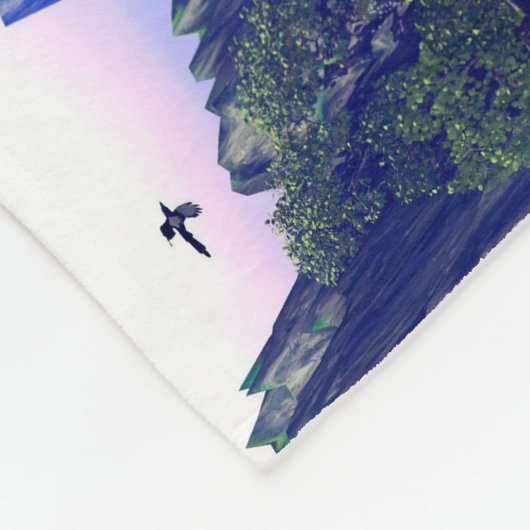 Unicorn Dream Fleece Blanket von DreamFlame 5D (Ecke)