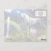 Unicorn Dream Postcard by DreamFlame 5D Postkarte (Rückseite)