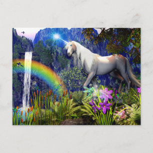 Unicorn Dream Postcard by DreamFlame 5D Postkarte