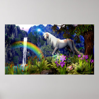 Unicorn Dream Poster von Dreamfire 5D