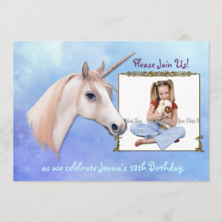 Unicorn Dreams 12. Geburtstag Einladung
