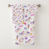 Unicorn Dreams Bath Towel Set (v.2) (Insitu)