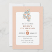 Unicorn Dreams Birthday Invitation Einladung (Rückseite)