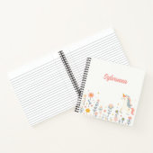 Unicorn Dreams & Flowery Schemes Notizblock (Innenseite)