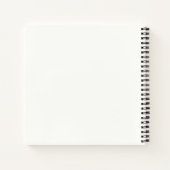 Unicorn Dreams & Flowery Schemes Notizblock (Rückseite)