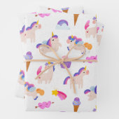 Unicorn Dreams Geschenkpapier (Beispiel)