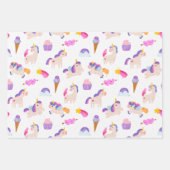 Unicorn Dreams Geschenkpapier Set (Vorderseite 2)