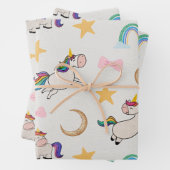 Unicorn Dreams Geschenkpapier Set (Beispiel)