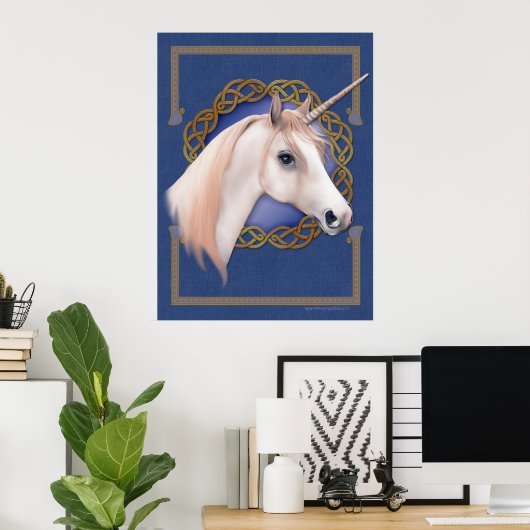 Unicorn Dreams Poster (Heimbüro)