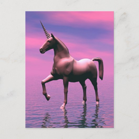 Unicorn Dreams Postkarte (Vorderseite)