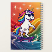 Unicorn Dreams Spiral Notebook Notizblock (Rückseite)