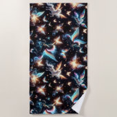 Unicorn Dreams Strandtuch (Vorderseite)