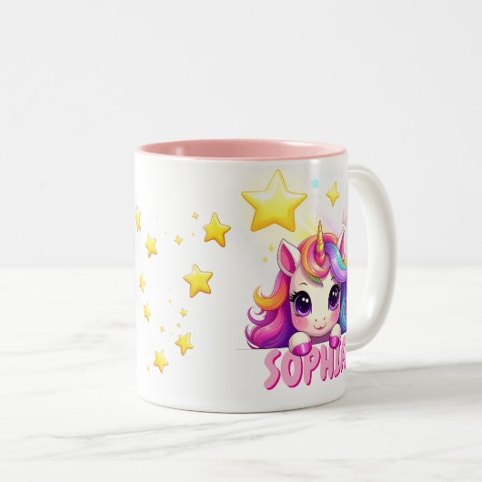Unicorn Dreams Tasse (VorderseiteRechts)