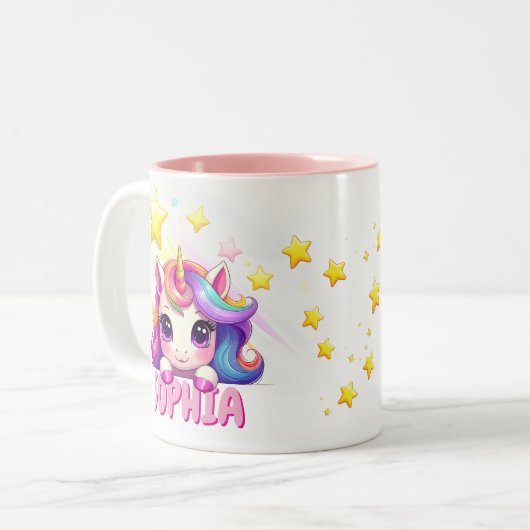 Unicorn Dreams Tasse (Vorderseite Links)