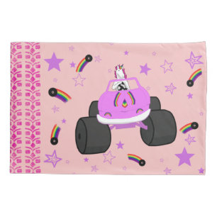 Unicorn Drin Monster Truck Kissenbezug