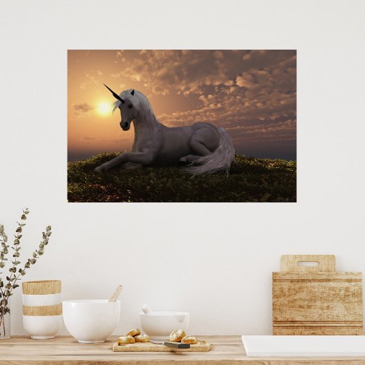UNICORN DRUCK POSTER (Küche)