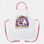 Unicorn Eating Ramen All-over Print-Schürze Schürze (Vorderseite)