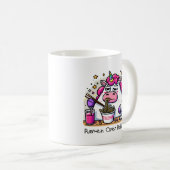 Unicorn Eating Ramen Kaffeetasse (VorderseiteRechts)