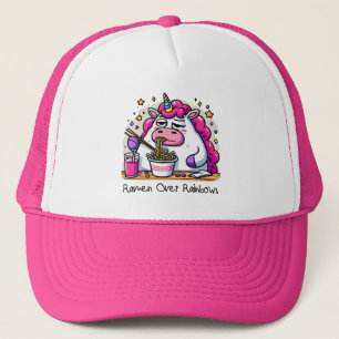 Unicorn Eating Ramen Truckerkappe